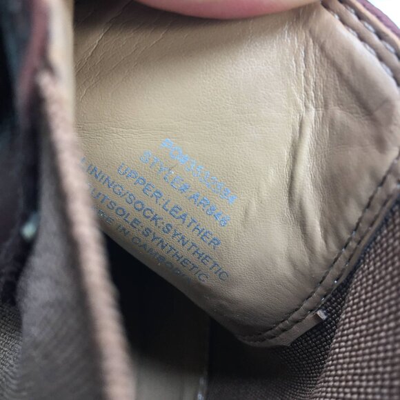 J. Crew Factory Rory Leather Heeled Chelsea Ankle Boots Brown Women's Size 9.5 - Picture 12 of 12